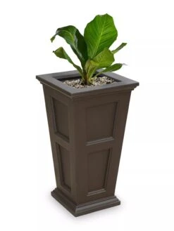 Fairfield Self-Watering Tall Patio Planters, 34” -Gardener's Supply Sales 8600109 06V tif