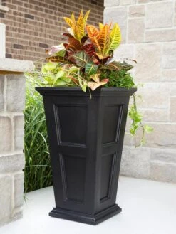 Fairfield Self-Watering Tall Patio Planters, 34” -Gardener's Supply Sales 8600109 16V tif