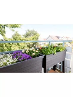 Urban Balcony Elevated Planter Box -Gardener's Supply Sales 8600349 01V urban balcony elevated planter box