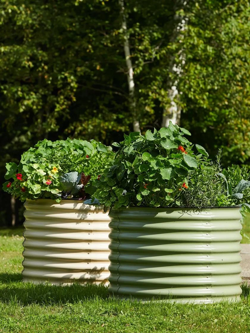 Birdies™ Round Metal Raised Bed, Tall 5 Birdies™ Round Metal Raised Bed, Tall - Image 5