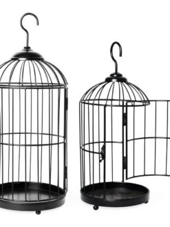Hanging Birdcage Planter Set -Gardener's Supply Sales 8609181 02V tif