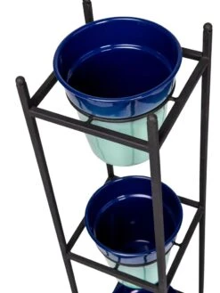 Steel Vertical Plant Stand With Metal Pots -Gardener's Supply Sales 8609183 4966 tif