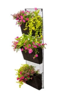 Wire Wall Pockets Vertical Gardens -Gardener's Supply Sales 8609201 0407 tif