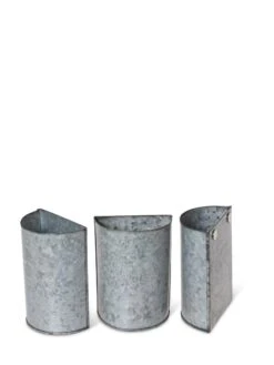Mini Magnetic Galvanized Planter Pockets, Set Of 3 -Gardener's Supply Sales 8609216 8714 tif