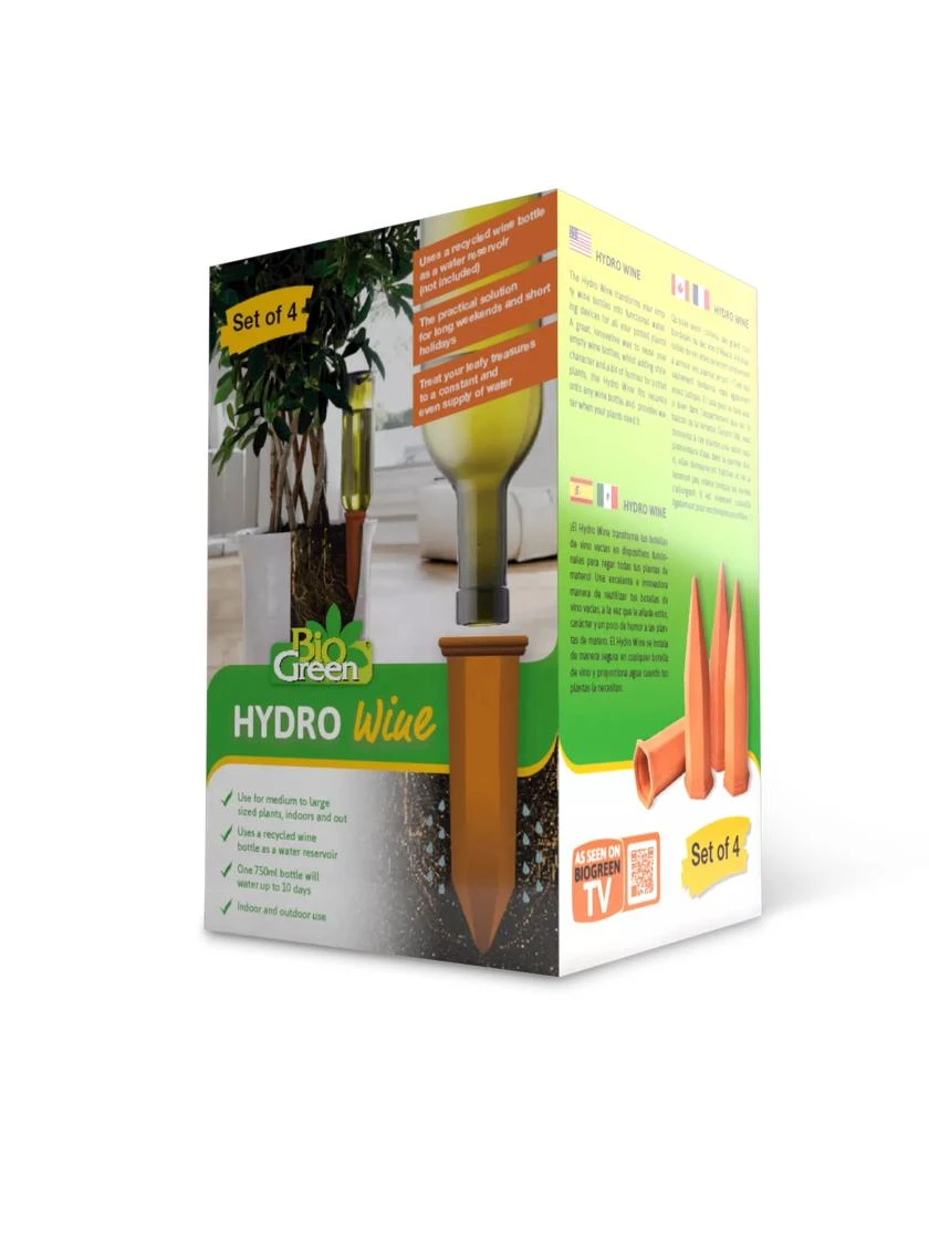 Hydro Wine Container Watering System, Set Of 4 2 Hydro Wine Container Watering System, Set Of 4 - Image 2