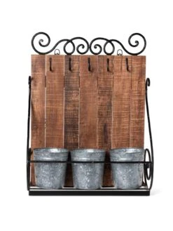 Wall Shelf With Planters 7 Wall Shelf With Planters -Gardener's Supply Sales 8609515 9310 tif