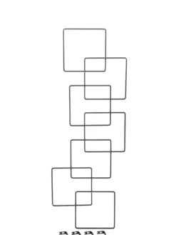 Building Blocks Wall Trellis, 45" -Gardener's Supply Sales 8610183 3933 tif