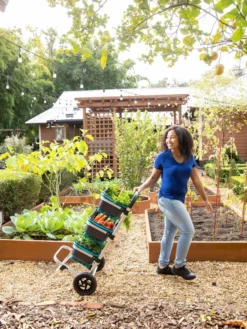 Mod Hod Trolley With Teal Mod Hods -Gardener's Supply Sales 8610240 0070 tif