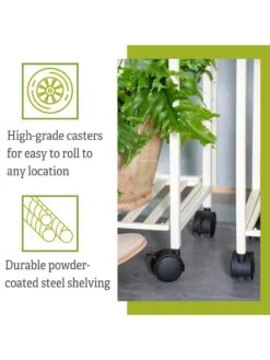 Oslo 4-Tier LED Grow Light Garden -Gardener's Supply Sales 8610473 6