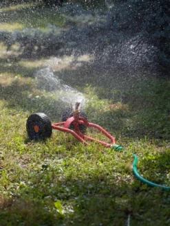 Wheeled Sprinkler Sled 9 Wheeled Sprinkler Sled -Gardener's Supply Sales 8610520 06V tif