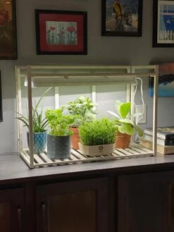 Oslo 1-Tier LED Grow Light Garden -Gardener's Supply Sales 8611002 01IN tif