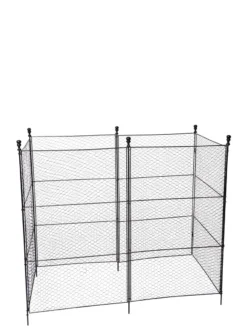 Tall Chicken Wire Critter Fence With Gate -Gardener's Supply Sales 8611020 1264 tif