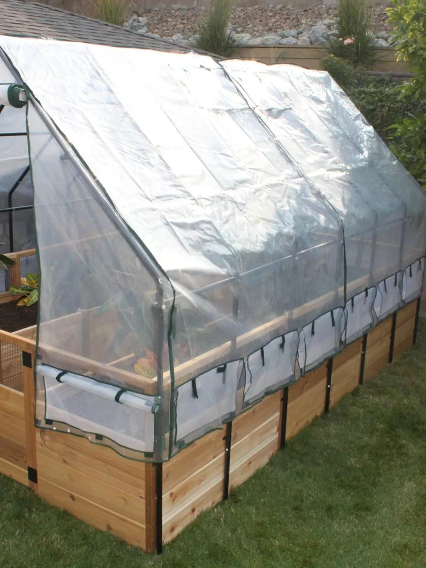 Garden In A Box With Greenhouse, 8' X 12' 1 Garden In A Box With Greenhouse, 8' X 12'