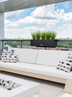 Veradek Metallic Series Railing Planters -Gardener's Supply Sales 8611610 06v