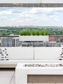 Veradek Metallic Series Railing Planters -Gardener's Supply Sales 8611612 27v