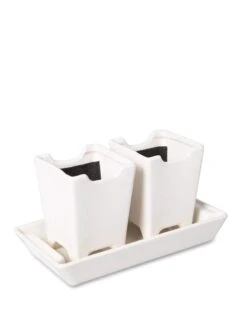 Stoneware Self-Watering Windowsill Planters, Set Of 2 -Gardener's Supply Sales 8611890 5658 tif