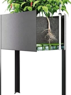 City Jungle® Heidelberg Self-Watering Planter -Gardener's Supply Sales 8611963 04V tif