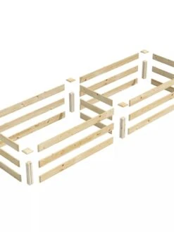 Pine Raised Garden Bed, 2' X 8' 9 Pine Raised Garden Bed, 2' X 8' -Gardener's Supply Sales 8612244 01V jpg