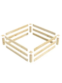 Pine Raised Garden Beds, 4'x4' 14 Pine Raised Garden Beds, 4'x4' -Gardener's Supply Sales 8612250 01v