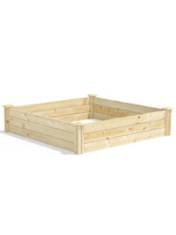 Pine Raised Garden Beds, 4'x4' 13 Pine Raised Garden Beds, 4'x4' -Gardener's Supply Sales 8612250 03v