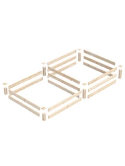 2-Tier Pine Raised Garden Bed, 4'x8' -Gardener's Supply Sales 8612253 01v