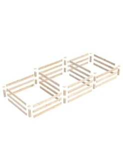 Tall 2-Tier Pine Raised Garden Bed, 4'x12' 8 Tall 2-Tier Pine Raised Garden Bed, 4'x12' -Gardener's Supply Sales 8612258 01v