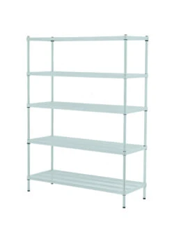 MeshWorks © 5 Tier Plant Shelving -Gardener's Supply Sales 8613014 06v meshworks 5 tier plant shelf sage