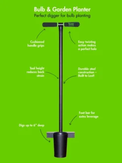 Yard Butler® Long Handled Bulb Planter 5 Yard Butler® Long Handled Bulb Planter -Gardener's Supply Sales 8613157 03v