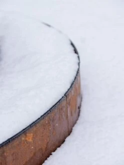 Birdies™ Corten Steel Round Raised Bed, Large, Low -Gardener's Supply Sales 8613245 0073