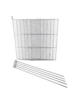 Tall Chicken Wire Critter Fence With Gate -Gardener's Supply Sales 8613260 6107