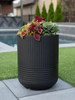Arden Round Planter 14 Arden Round Planter -Gardener's Supply Sales 8613267 02V tif