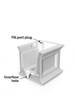 Fairfield Self-Watering Window Box, 2’ -Gardener's Supply Sales 8613268 04V tif