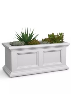 Fairfield Self-Watering Window Box, 2’ -Gardener's Supply Sales 8613268 12V tif