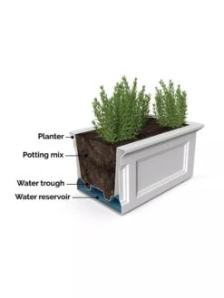 Fairfield Self-Watering Elevated Garden Bed 15 Fairfield Self-Watering Elevated Garden Bed -Gardener's Supply Sales 8613283 07V 3 4