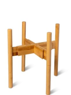 Adjustable Bamboo Plant Stand, Set Of 2 -Gardener's Supply Sales 8613292 7071