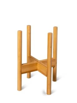 Adjustable Bamboo Plant Stand, Set Of 2 -Gardener's Supply Sales 8613292 7076
