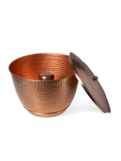 Hammered Copper Hose Pot With Lid 18 Hammered Copper Hose Pot With Lid -Gardener's Supply Sales 8613311 5812