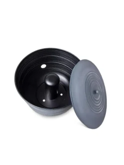 Ribbed Hose Pot With Lid -Gardener's Supply Sales 8613332 5808