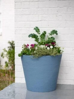 Self-Watering FiberStone Planters -Gardener's Supply Sales 8613678 8649 self watering fiber clay pot 20 inches