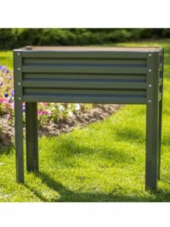 Metal Double Height Raised Garden Bed -Gardener's Supply Sales 8613688 06V 3 4