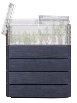 Modular Rectangular Raised Bed Kit With Translucent Panels & Lid -Gardener's Supply Sales 8614250 01V