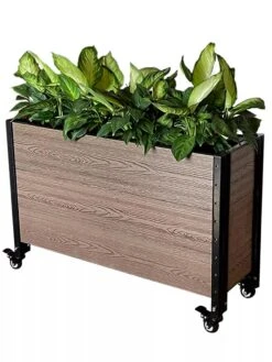 Mobile Deep Trough Planter -Gardener's Supply Sales 8614263 02V
