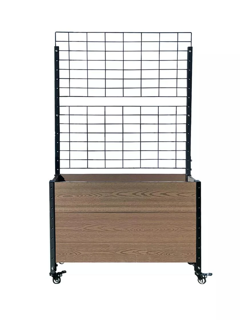 Mobile Deep Trough Planter With Trellis 4 Mobile Deep Trough Planter With Trellis - Image 4