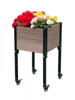 Mobile Elevated Corner Planter -Gardener's Supply Sales 8614267 02V