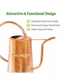 Copper Indoor Watering Can -Gardener's Supply Sales Copper Watering Can 1