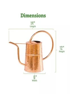 Copper Indoor Watering Can -Gardener's Supply Sales Copper Watering Can