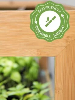 Bamboo LED Grow Light Garden For Succulents And Seeds -Gardener's Supply Sales bamboo grow light icon 3 4 2